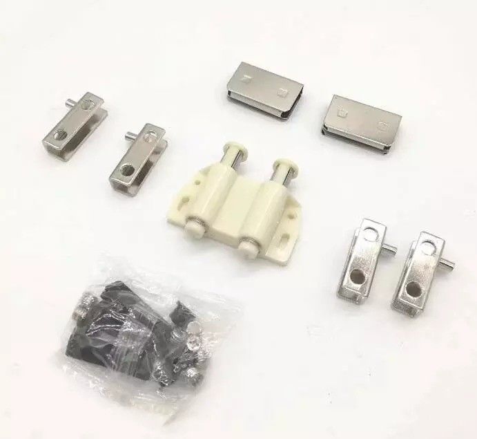 Ensemble de charnières à pivot de porte en verre à fonctionnement lisse avec fermeture à capture magnétique PSS/SSS Finition