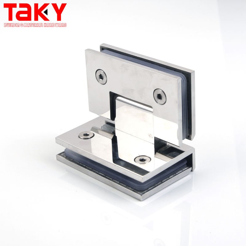 Clampe à charnière en acier inoxydable verre à verre Bisagra Ducha para Vidrio pour verre 8-12 mm
