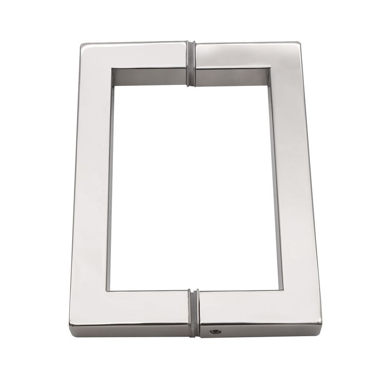 Maîtrise de porte en verre inoxydable de conception moderne