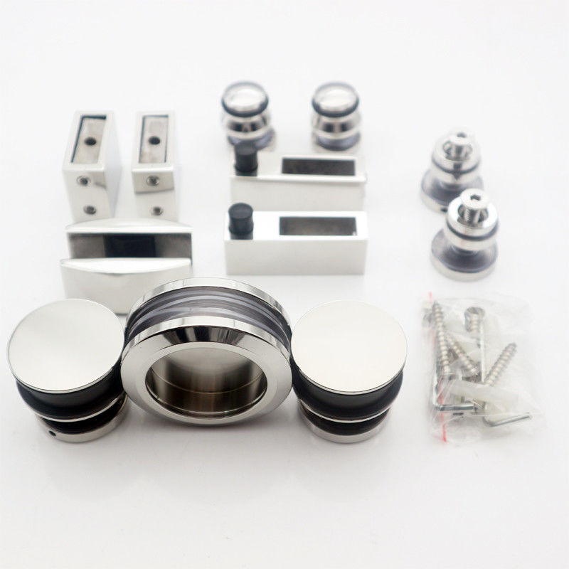 Hardware de porte de douche en verre coulissant pour 8-12 mm d'épaisseur contemporain et élégant