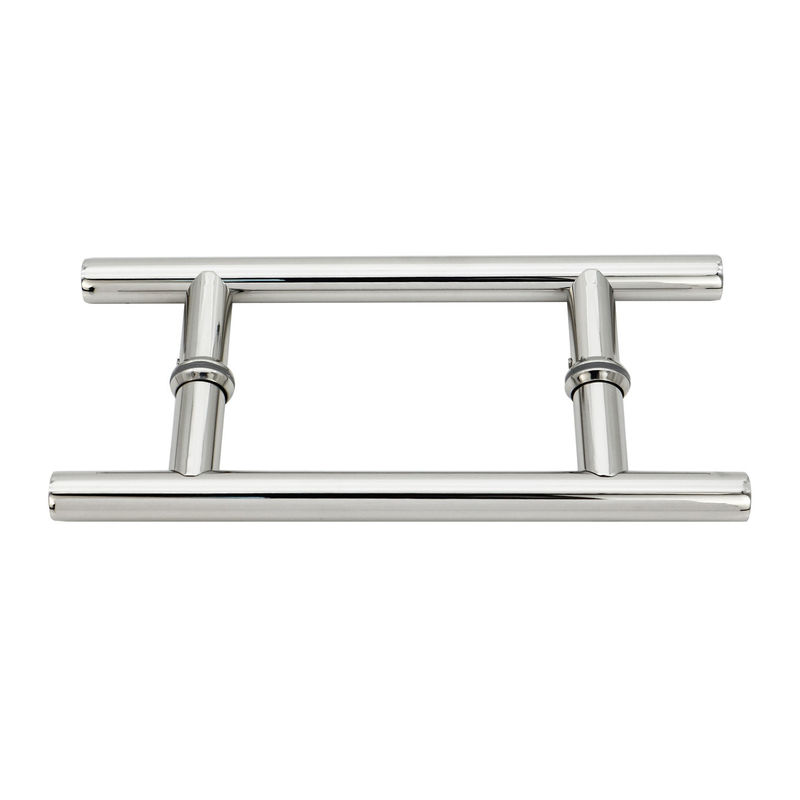 16" porte coulissante en forme de H pour portes à double face chrome