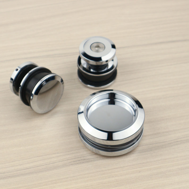 Kit de matériel de porte de douche haute dureté et durable Kit sans cadre pour forme de plateau rond