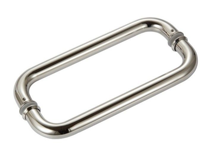 Poignée d'attraction en or rose pour porte de douche 203*203mm 8-12mm épaisseur de porte incluse