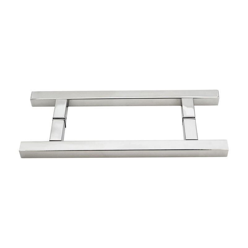 Poignées de porte de douche avec poignée verticale en acier inoxydable et SS 304