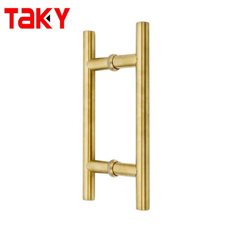 Ventes directes d'usine sss douche poignée de porte en verre personnalisée poignée de porte en verre en forme de H