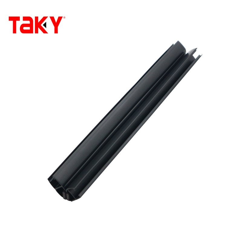 Bande d'étanchéité transparente en PVC pour porte de douche, fond clair, 8-10mm, résistante aux intempéries