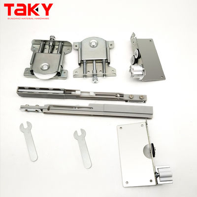 Bon prix 8.5cm*11cm Sliver Soft Close Rollers coulissants de porte de garde-robe pour une installation facile en ligne
