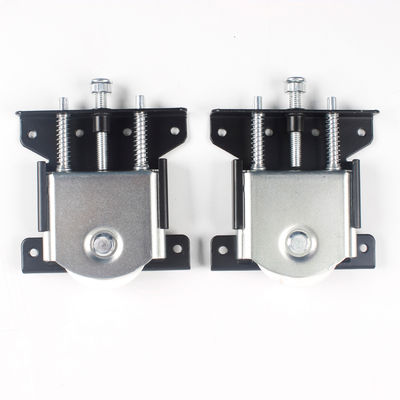 Bon prix 8.5cm*11cm Black Sliver Amérique du Sud acier lourd service rainure porte coulissante roue à rouleaux en ligne