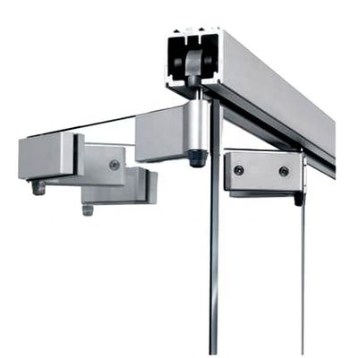 Bon prix Armatures de verre coulissant en acier inoxydable pour portes pliantes en verre sans cadre en ligne