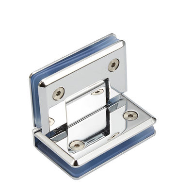 Bon prix Crochets et pinces en verre de finition chrome pour cloisons de salle de bain sans cadre en ligne