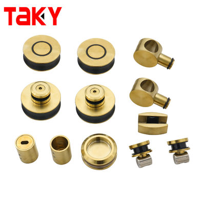 Bon prix Sliding Golden Bathroom Fittings Accessories Kit pour la porte en satin/polonais/matte finition noire en ligne