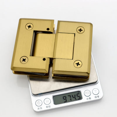 Bon prix Design moderne 180 degrés en laiton ou en acier inoxydable en verre Hardware salle de bain porte douche charnière de levage en ligne