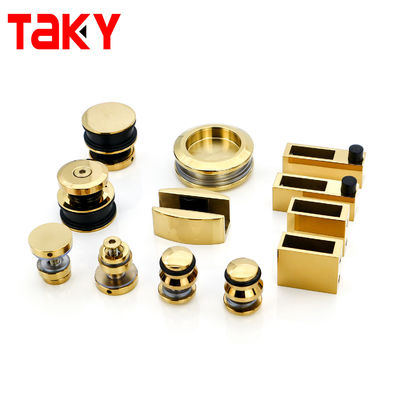 Kit de porte coulissante en verre sans cadre en acier inoxydable