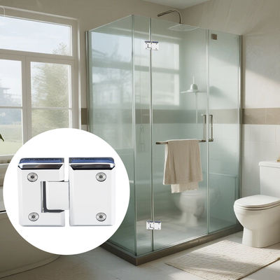 Bon prix Charnière de porte de douche en acier inoxydable à 180 degrés pour verre de 8 à 12 mm en ligne