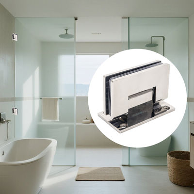 Bon prix Charnière de porte de douche sans cadre pour verre de 8 à 12 mm, montage mural à 90 degrés en ligne