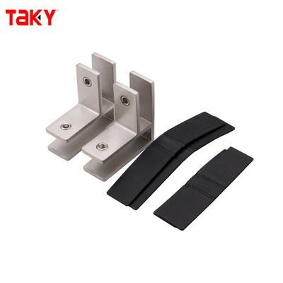 Pince de porte en verre en acier inoxydable 316 pour verre trempé de 8 à 12 mm
