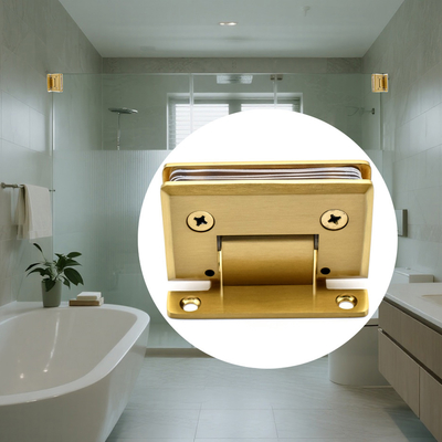 Mur réglable sur la charnière en verre porte pivot charnière