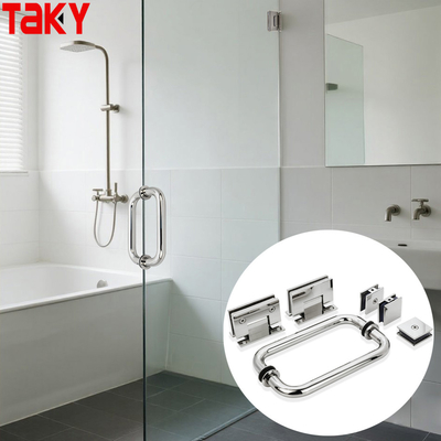 90 degrés en acier inoxydable Polissage Soft Close Shower Screen Hinges de porte en verre