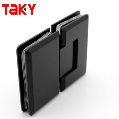 Bon prix Charnière de porte de douche noire à 180 degrés, charnière verre à verre, charnière de douche de salle de bains pour verre de 8 à 12 mm en ligne