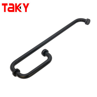 Poignée de douche d'hôtel en acier inoxydable de Type G, Installation facile, barre à serviettes, poignée de porte en verre