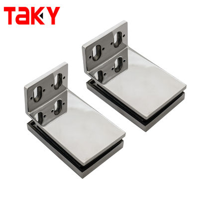 Bon prix Charnière de douche en verre poli à 90 degrés pour verre de 8 à 12 mm en laiton massif en ligne