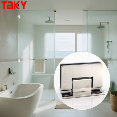 Bon prix Charnière de douche en verre en acier inoxydable à montage mural à 90 degrés pour verre de 8 à 12 mm en ligne