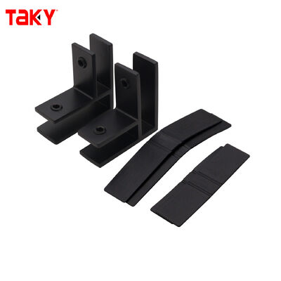 Bon prix Connecteur de porte en verre en forme de F en acier inoxydable 316 pour verre de 8 à 12 mm avec design moderne sans cadre en ligne