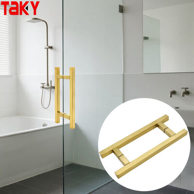 Gold Modern Long Pull Handle Glass Door Commercial Gate Door Handles Puxador Porta De Vidro