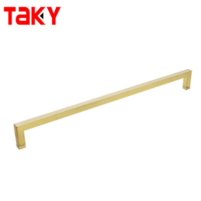 Poignée de porte en verre carrée en forme de L, en acier inoxydable, pour porte de douche, barre à serviettes, poignée de traction
