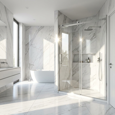 Bon prix Rouleaux coulissants pour porte de douche en acier inoxydable, quincaillerie pour porte de salle de bains en verre en ligne