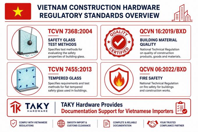 TCVN and QCVN standards — Vietnam construction hardware compliance