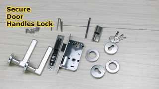 Poignées de porte avec verrouillage